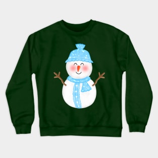 Cute Snowman Crewneck Sweatshirt